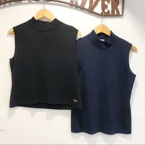 SOLD ST JOHN turtle neck knit tops bundle